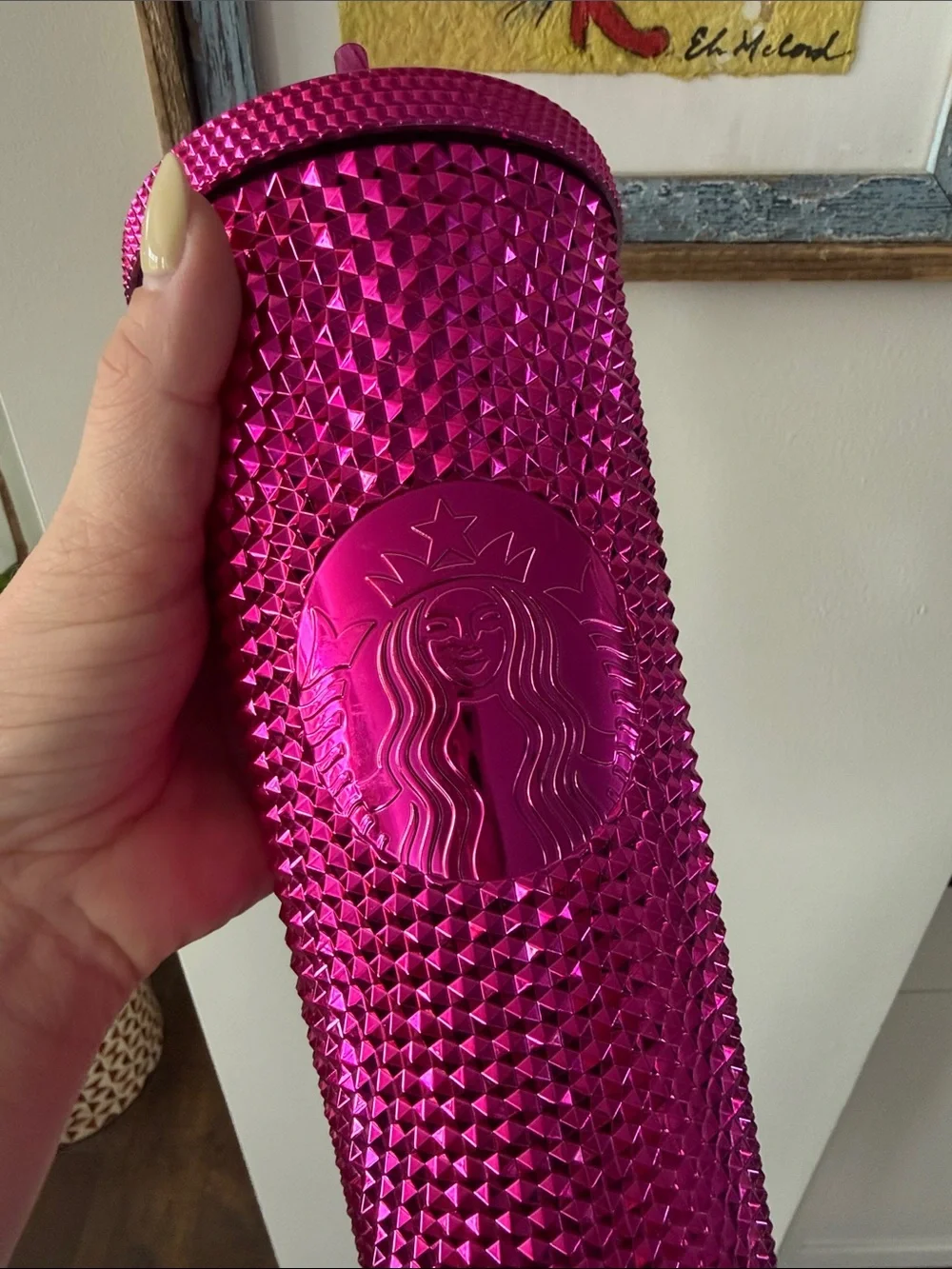 Starbucks Metallic HOT PINK Studded Tumbler in Hot Pink - 2022